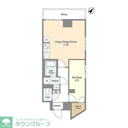 グランカーサ西葛西の物件間取画像